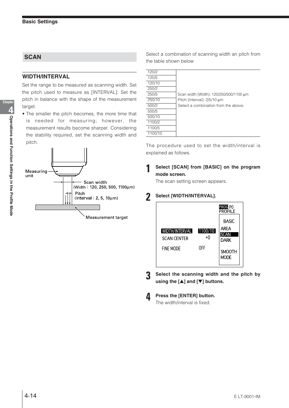 Scan | KEYENCE LT-9001 Series User Manual | Page 80 / 176