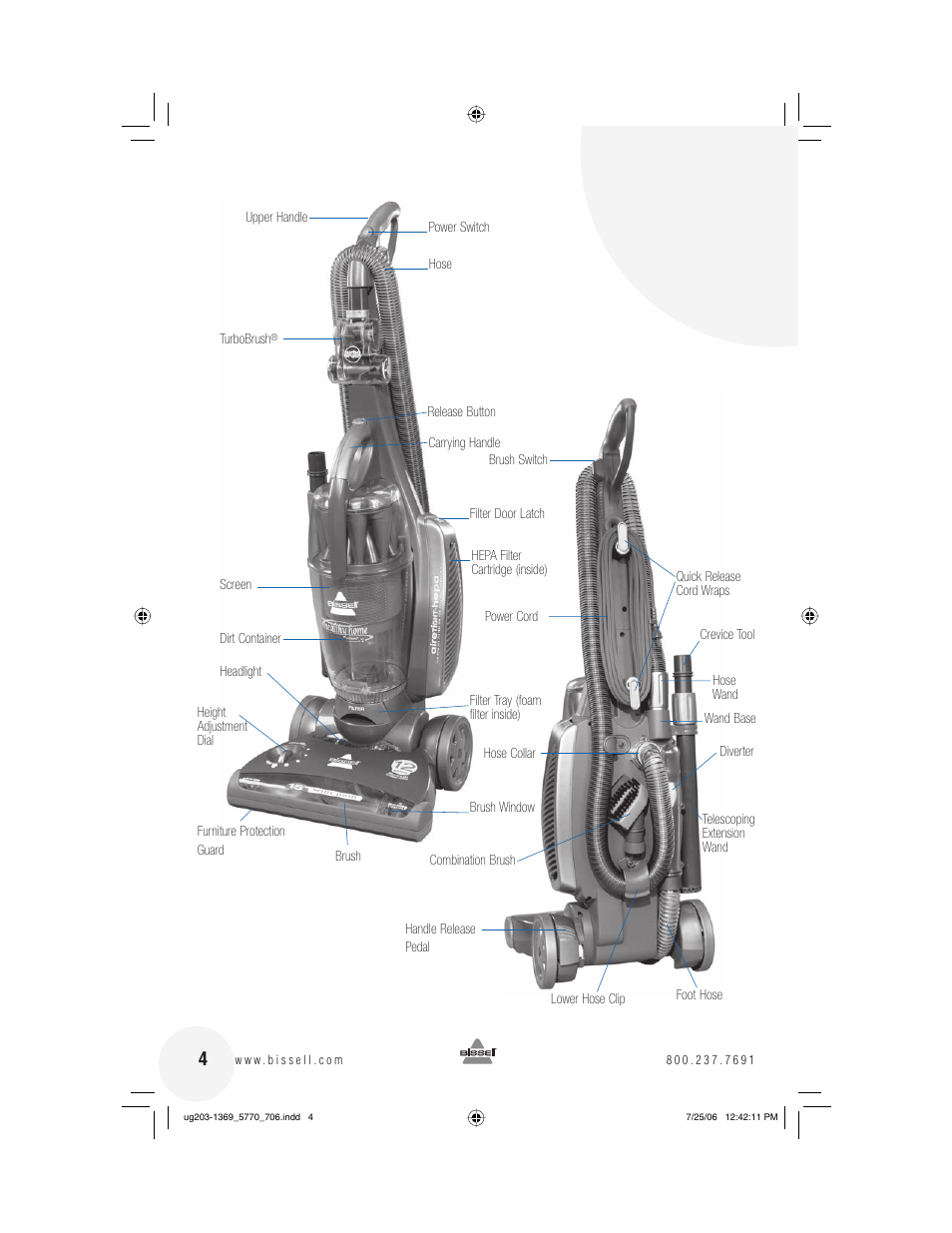Bissell 5770 User Manual | Page 4 / 20