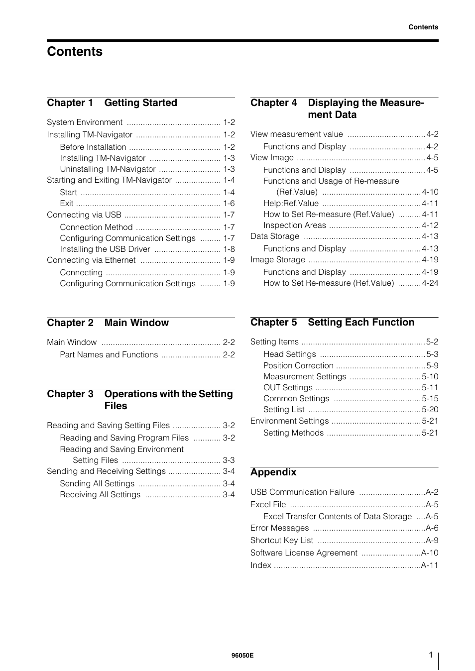 KEYENCE TM-3000 Series User Manual | Page 3 / 84