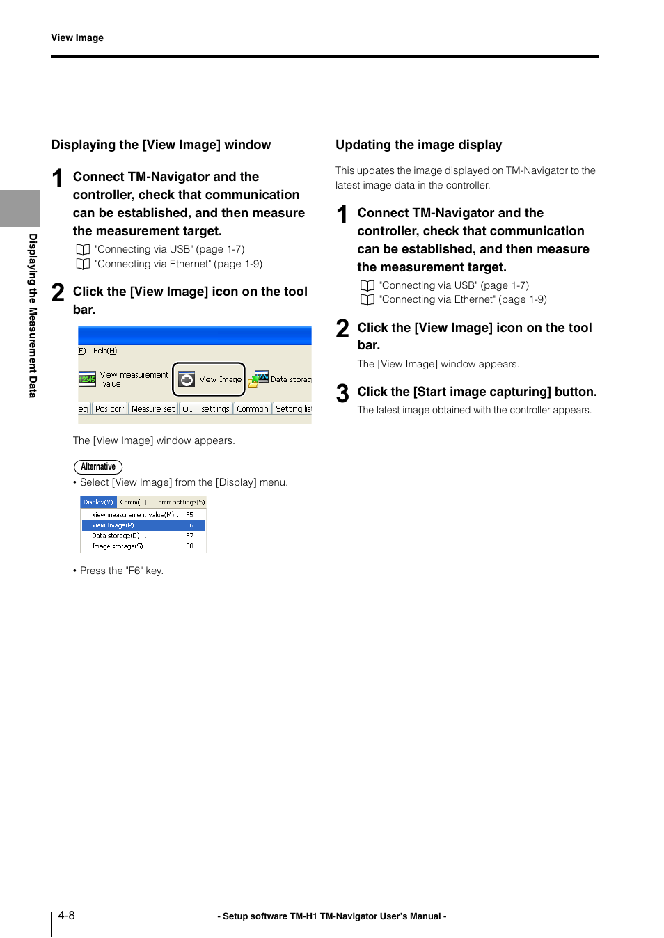 KEYENCE TM-3000 Series User Manual | Page 30 / 84