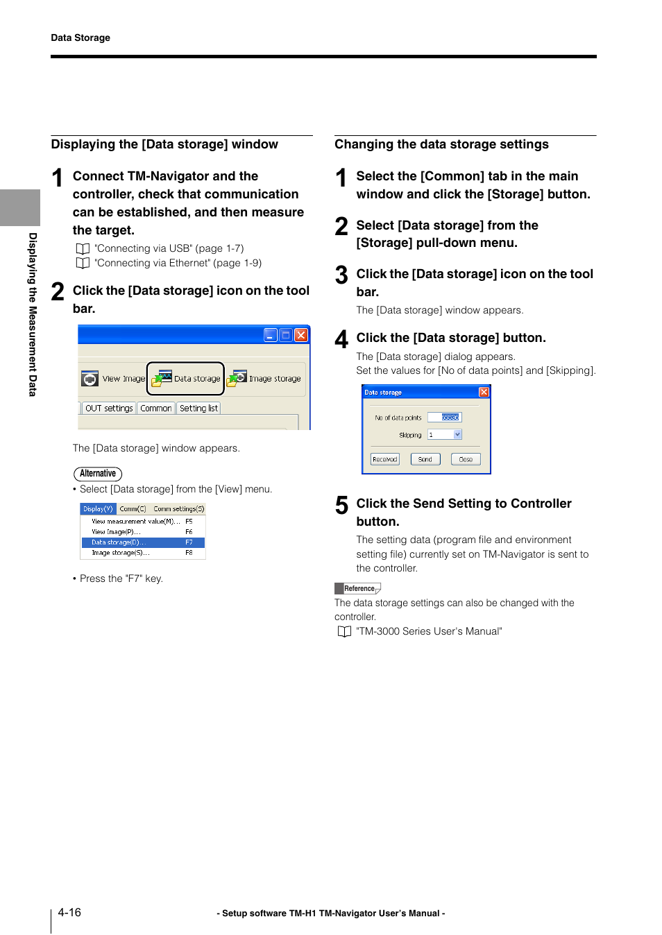 KEYENCE TM-3000 Series User Manual | Page 38 / 84