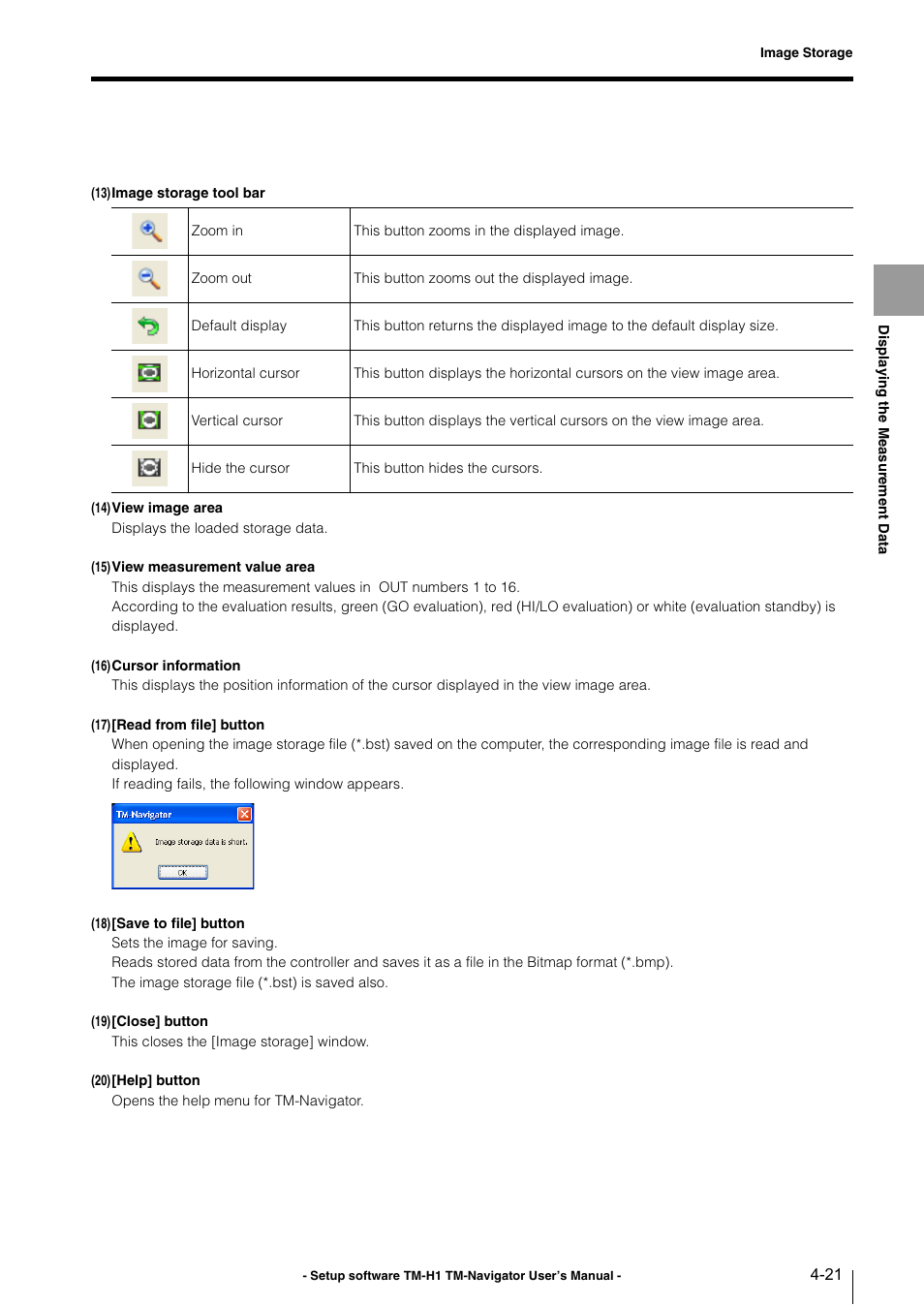 KEYENCE TM-3000 Series User Manual | Page 43 / 84