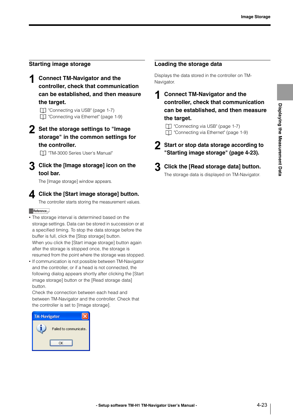 KEYENCE TM-3000 Series User Manual | Page 45 / 84