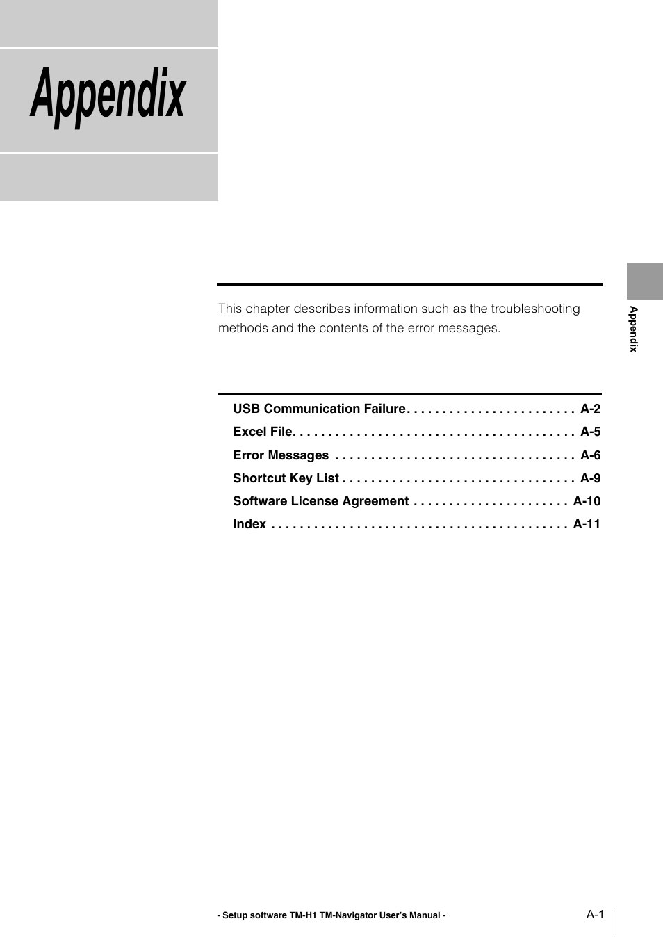 Appendix | KEYENCE TM-3000 Series User Manual | Page 69 / 84