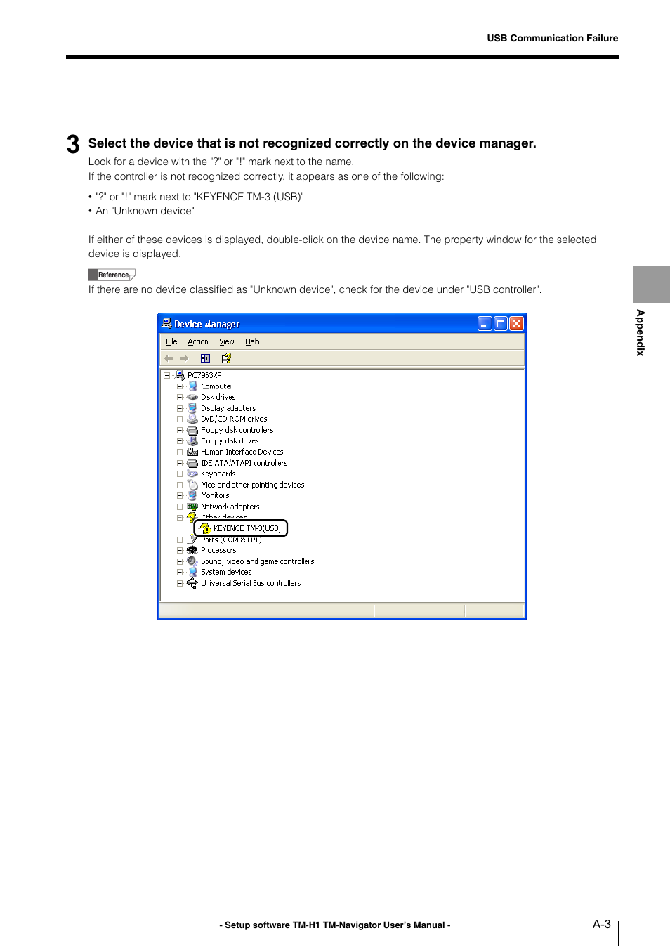 KEYENCE TM-3000 Series User Manual | Page 71 / 84