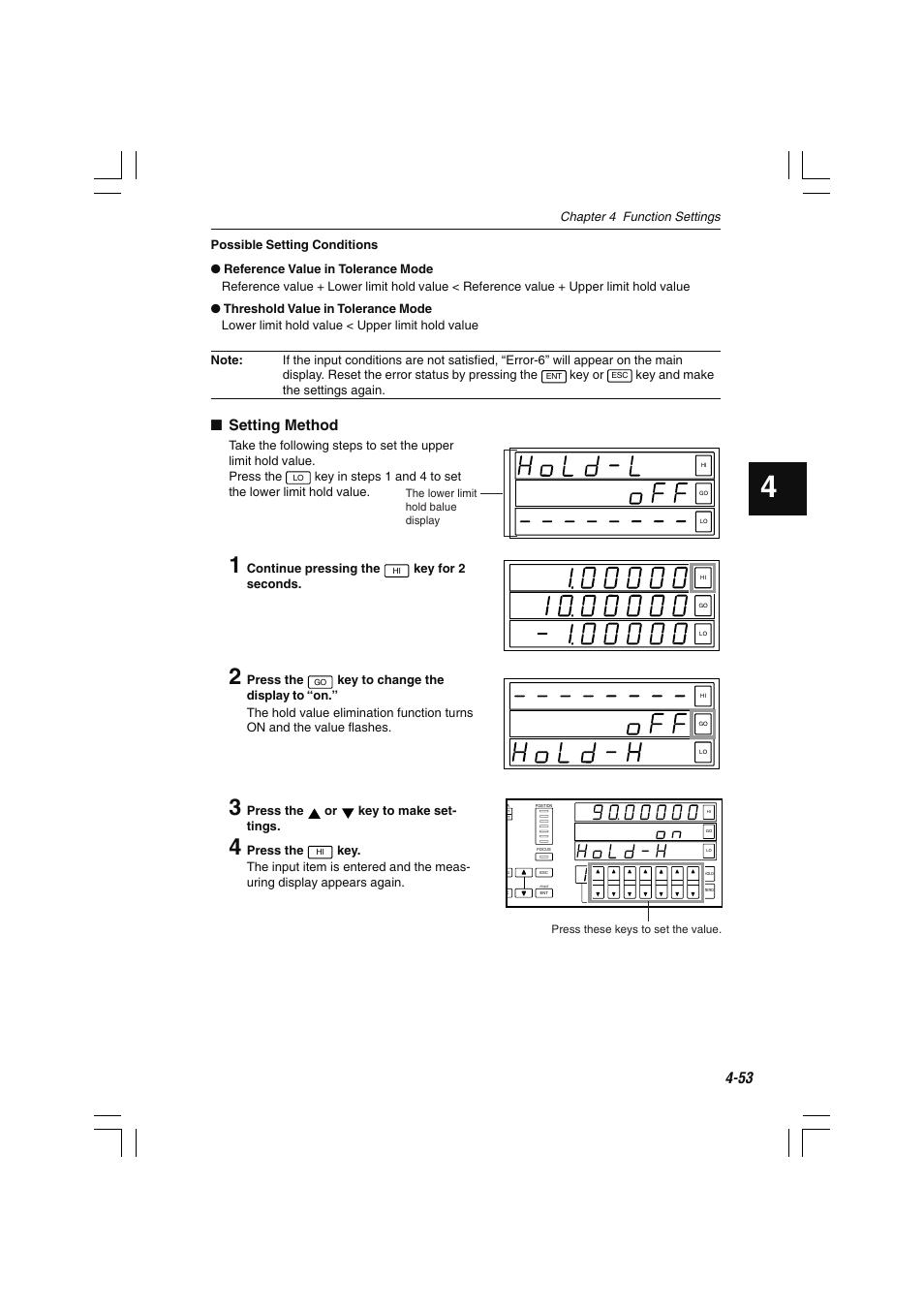 Setting method | KEYENCE LS-7000 User Manual | Page 105 / 192