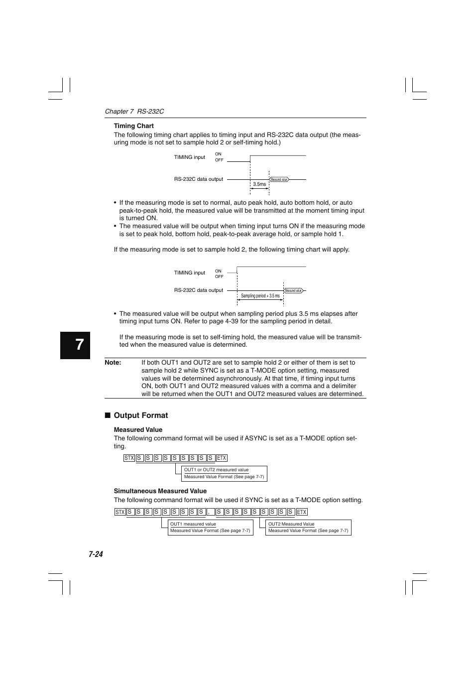 Output format | KEYENCE LS-7000 User Manual | Page 166 / 192