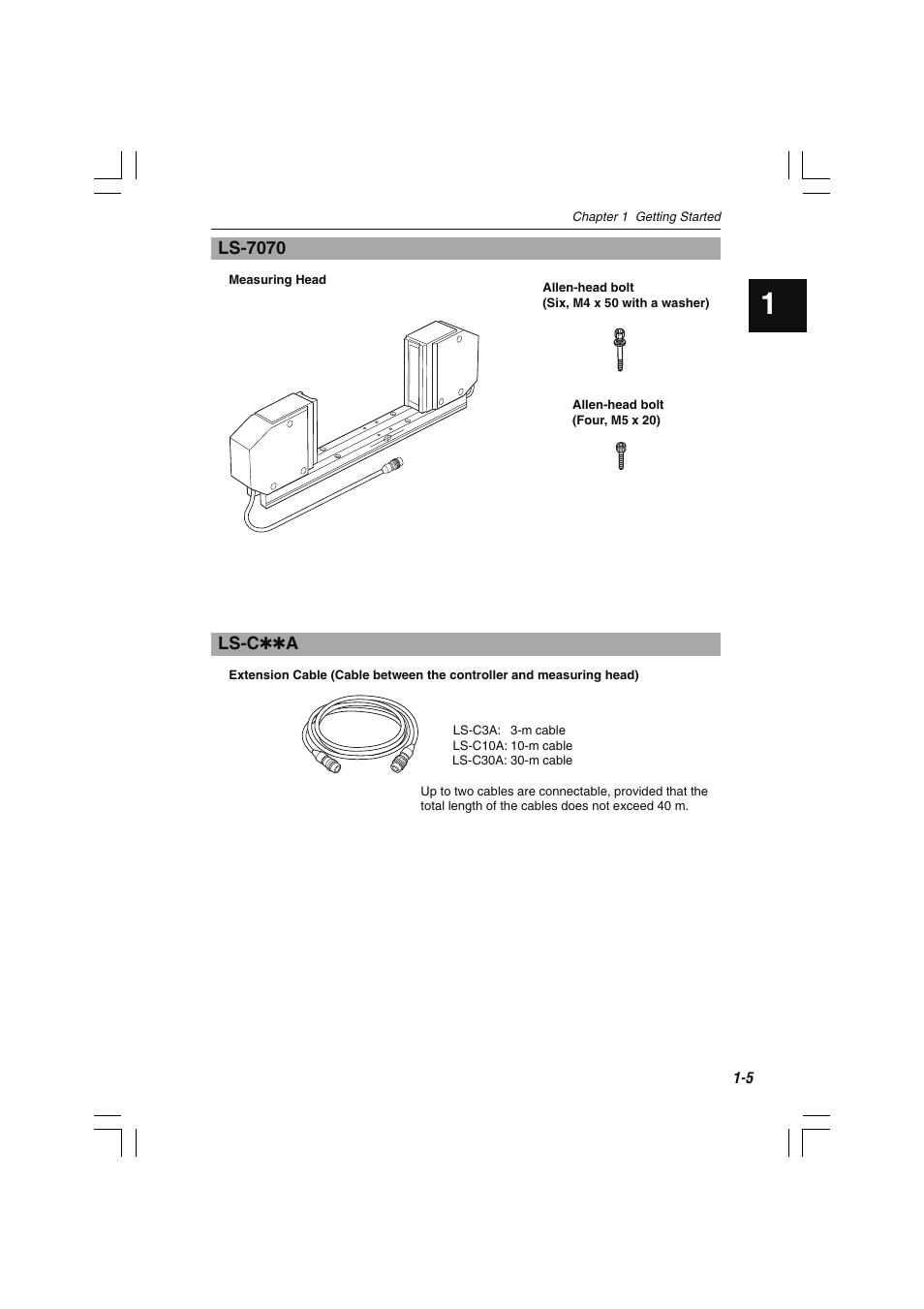 Ls-7070, Ls-c**a | KEYENCE LS-7000 User Manual | Page 19 / 192