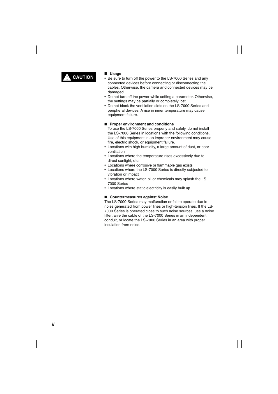 KEYENCE LS-7000 User Manual | Page 4 / 192