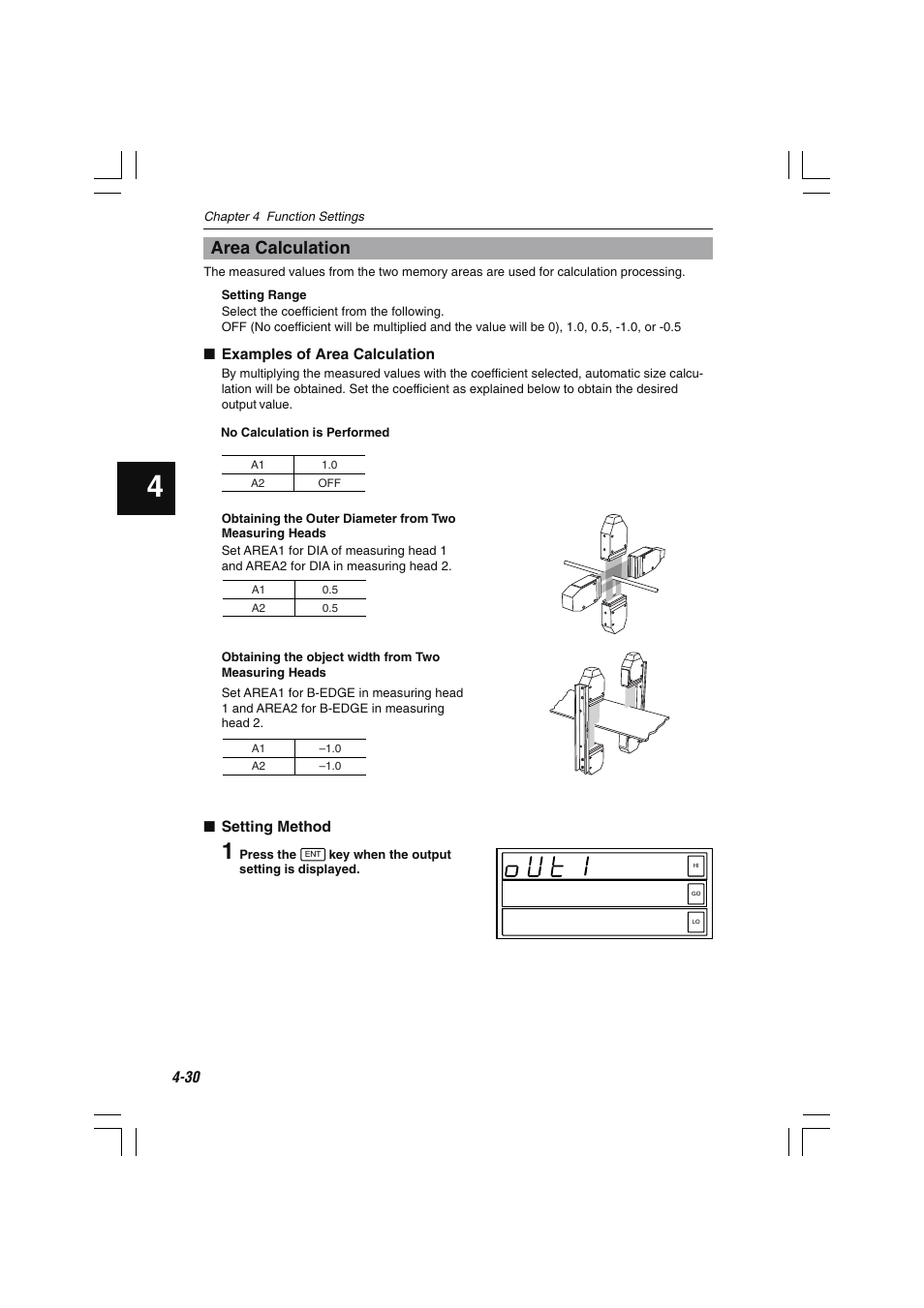 Area calculation | KEYENCE LS-7000 User Manual | Page 82 / 192