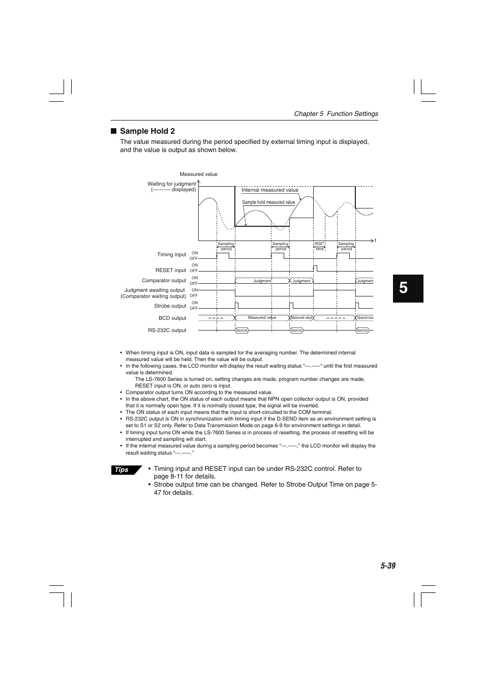 Sample hold 2 | KEYENCE LS-7600 User Manual | Page 101 / 220