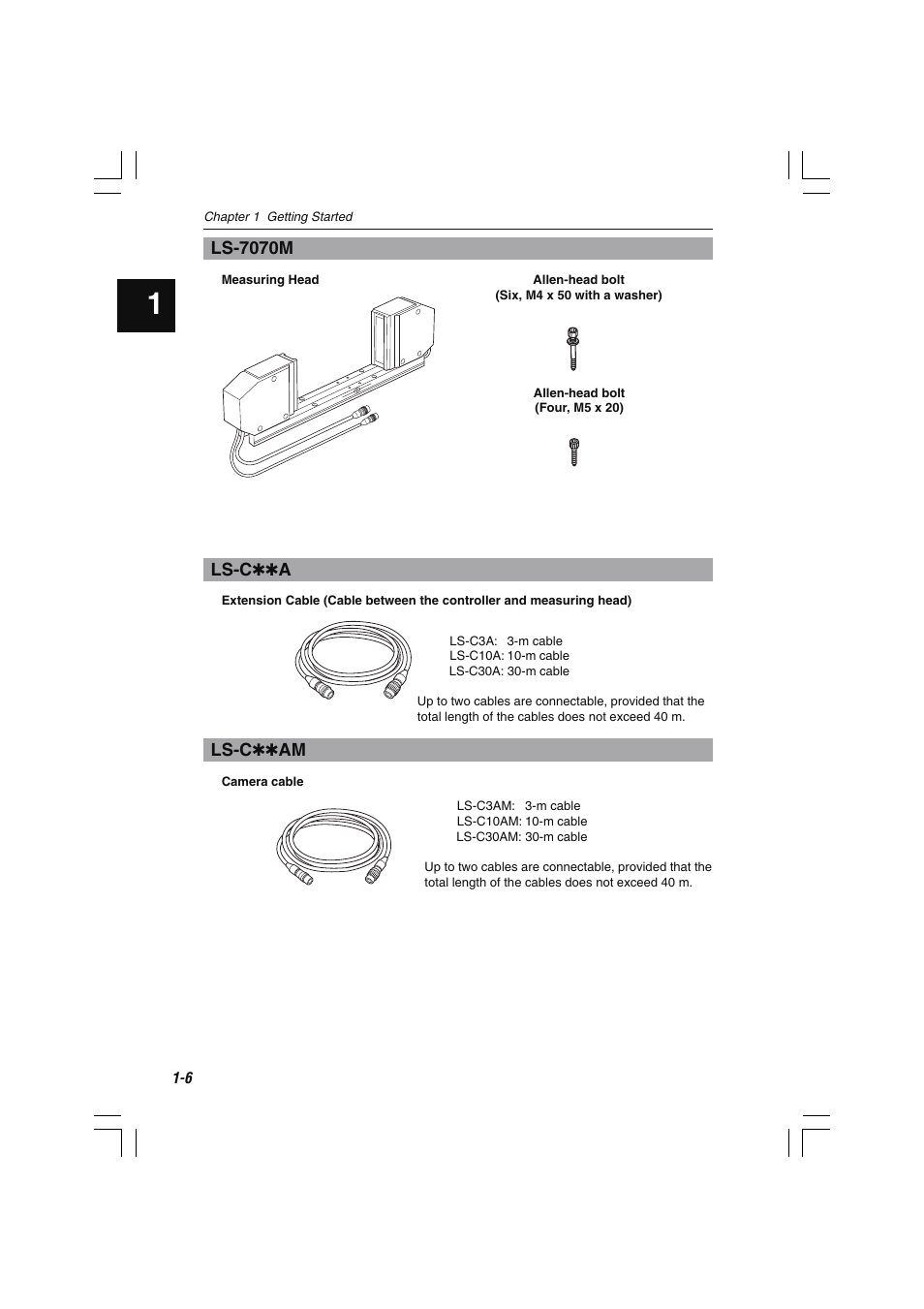 Ls-7070m, Ls-c**a, Ls-c**am | KEYENCE LS-7600 User Manual | Page 20 / 220