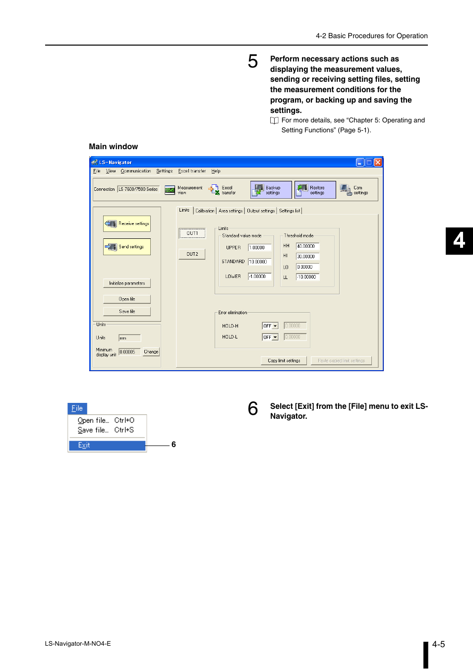 KEYENCE LS-Navigator User Manual | Page 31 / 68