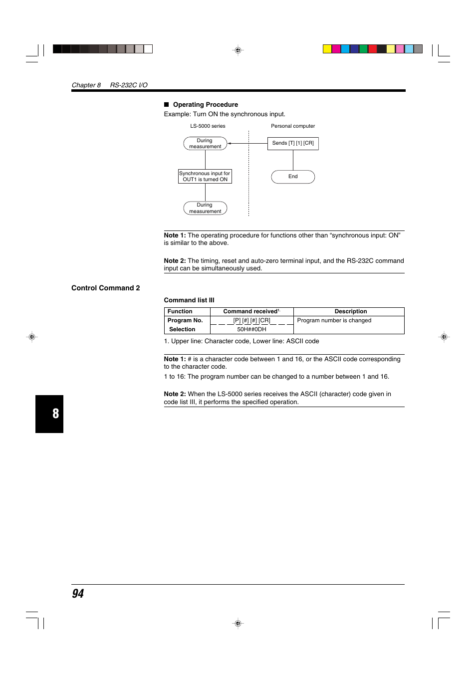 KEYENCE LS-5000 User Manual | Page 100 / 132