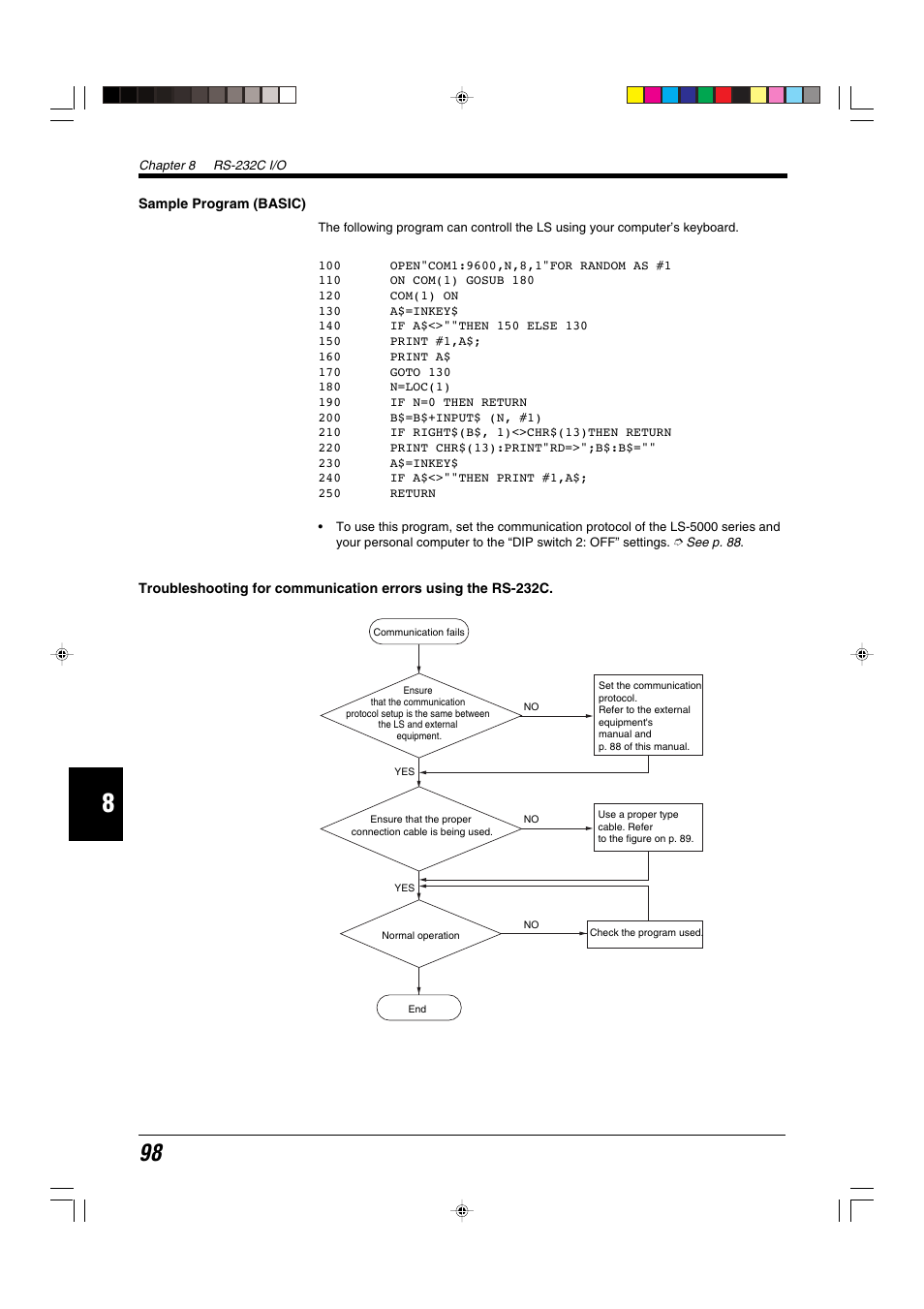 KEYENCE LS-5000 User Manual | Page 104 / 132