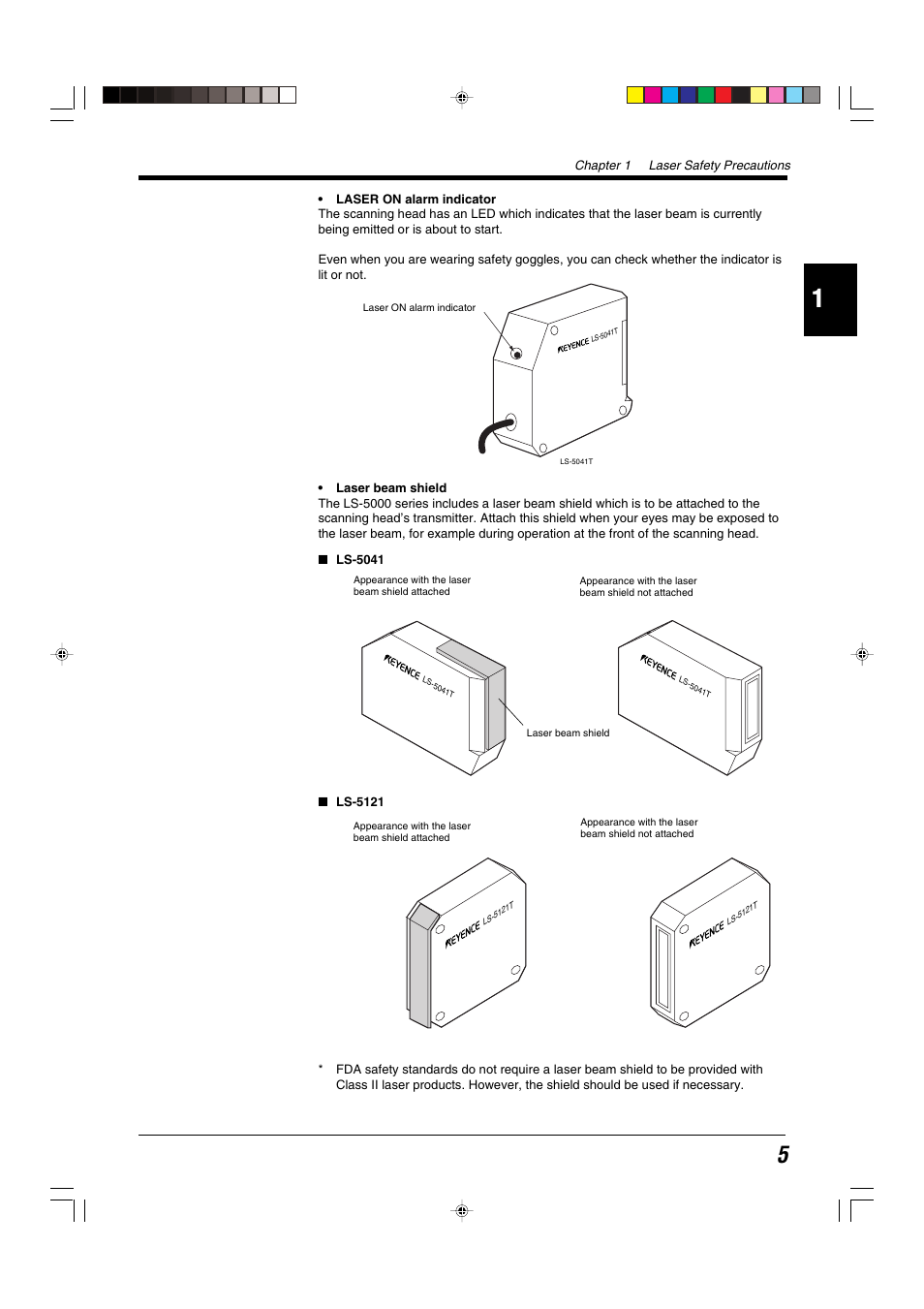 KEYENCE LS-5000 User Manual | Page 11 / 132