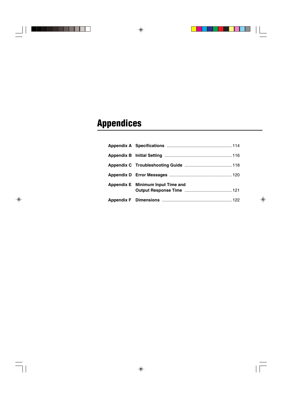 Appendices | KEYENCE LS-5000 User Manual | Page 119 / 132