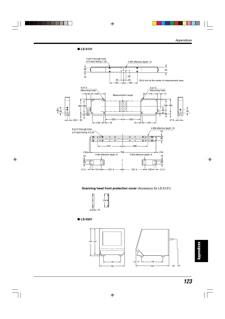 Appendices | KEYENCE LS-5000 User Manual | Page 129 / 132