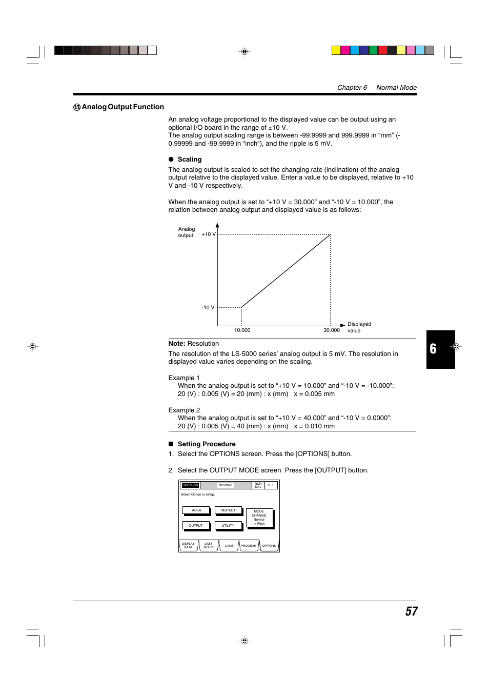 13 analog output function, Cc analog output function | KEYENCE LS-5000 User Manual | Page 63 / 132