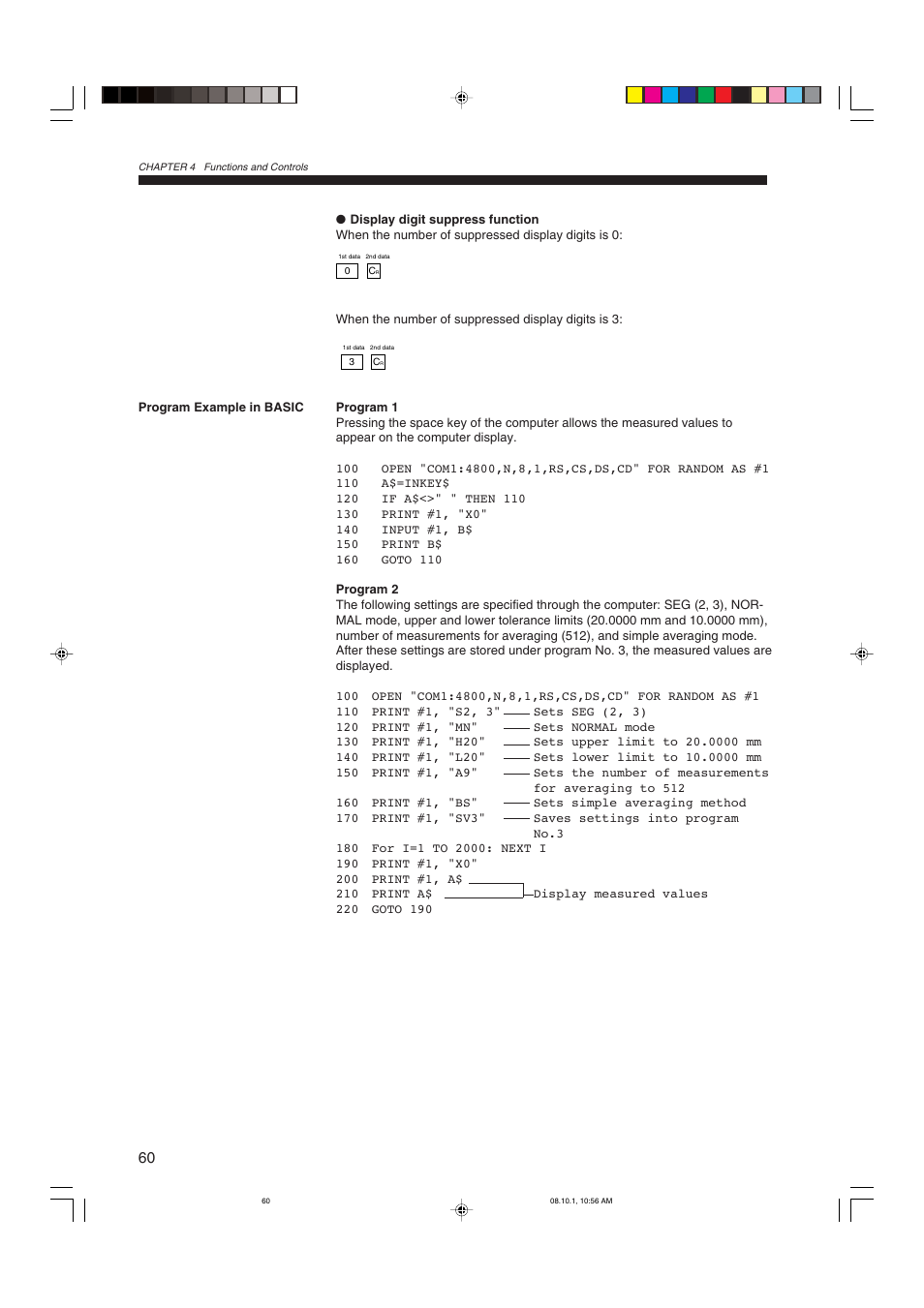 KEYENCE LS-3100/3100W Series User Manual | Page 66 / 104