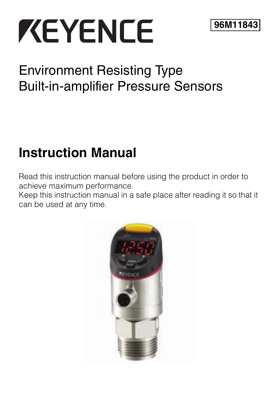 KEYENCE GP-M Series User Manual | 28 pages