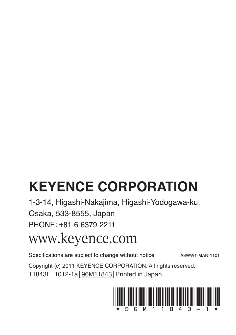 KEYENCE GP-M Series User Manual | Page 28 / 28