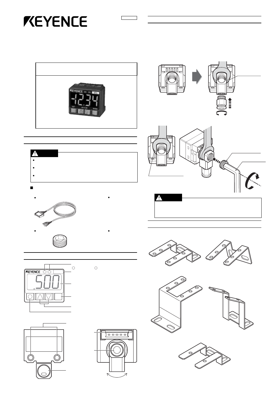 KEYENCE AP-C30WP User Manual | 5 pages
