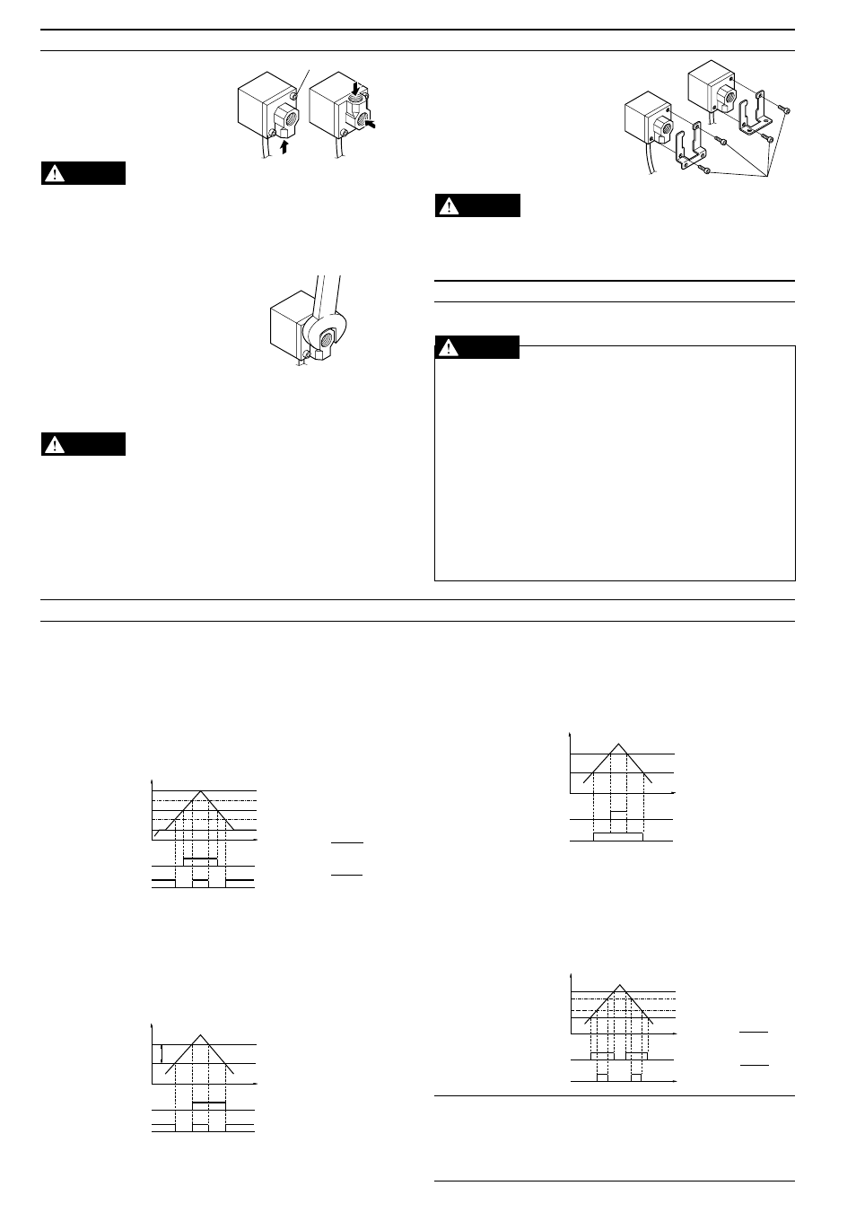 Piping/mounting, Safety precautions, Operation mode selection | KEYENCE AP-30 Series User Manual | Page 2 / 4