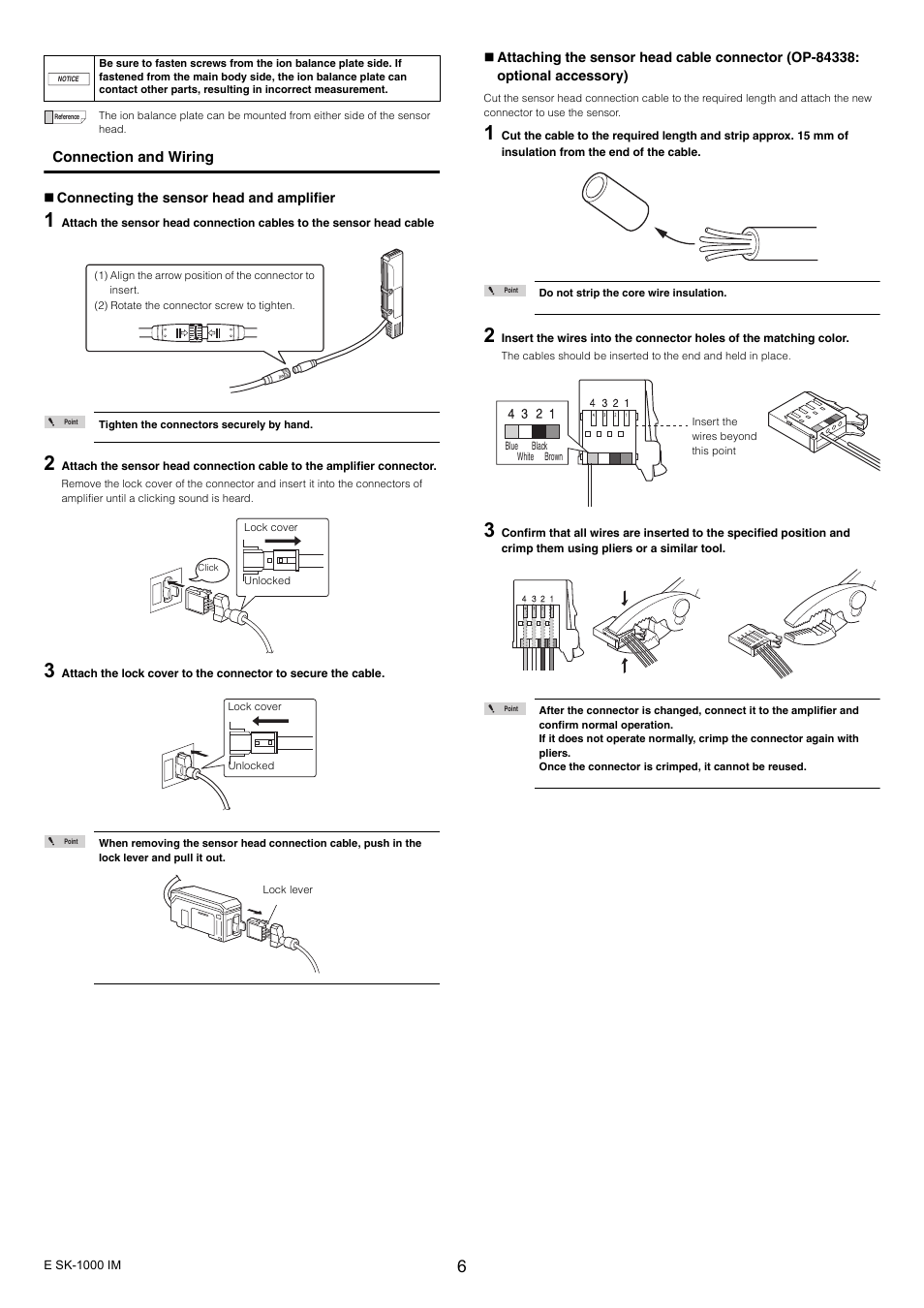 KEYENCE SK-1000 Series User Manual | Page 6 / 24