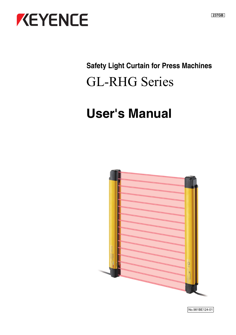 KEYENCE GL-RHG Series User Manual | 136 pages