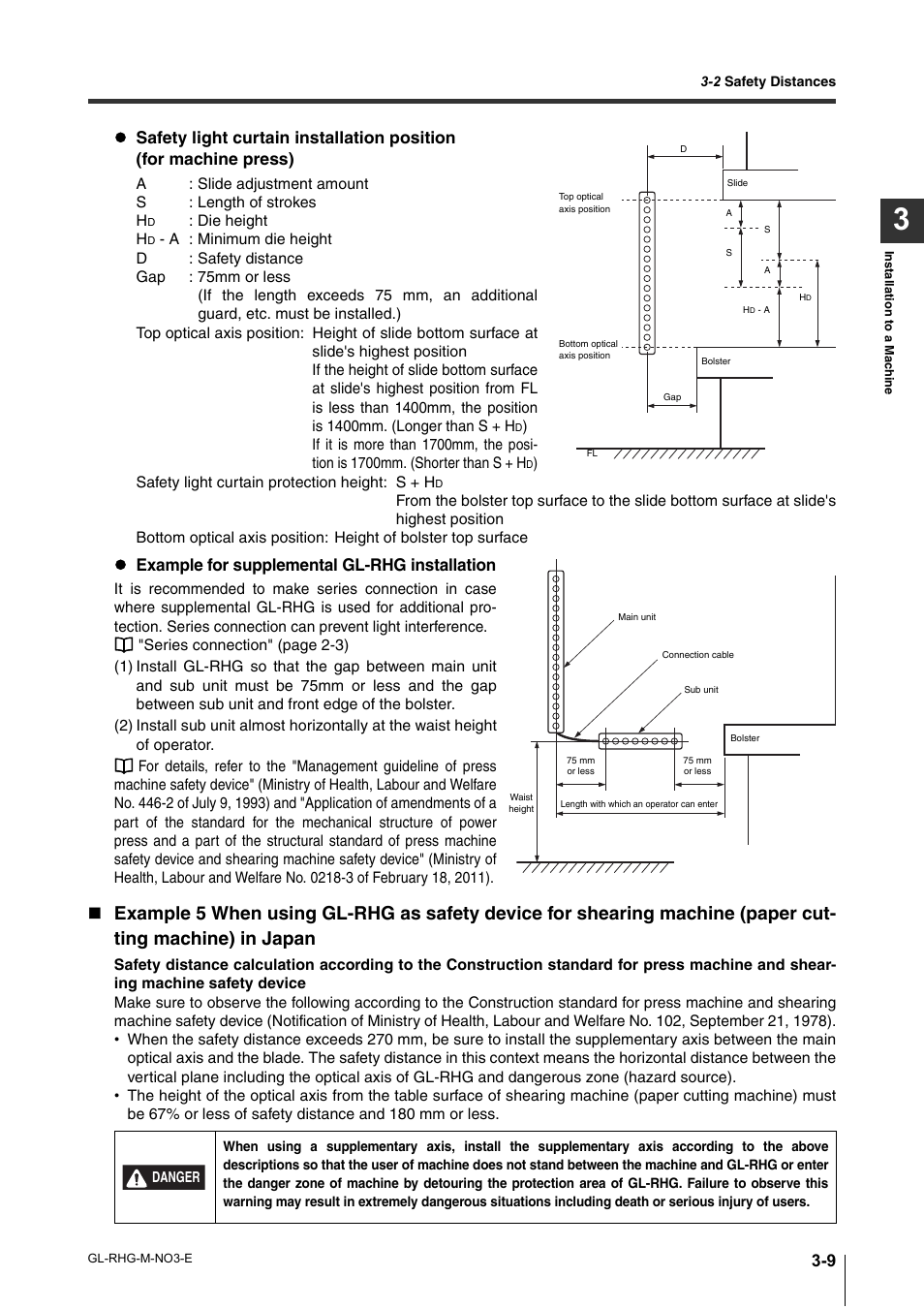 Zexample for supplemental gl-rhg installation | KEYENCE GL-RHG Series User Manual | Page 57 / 136