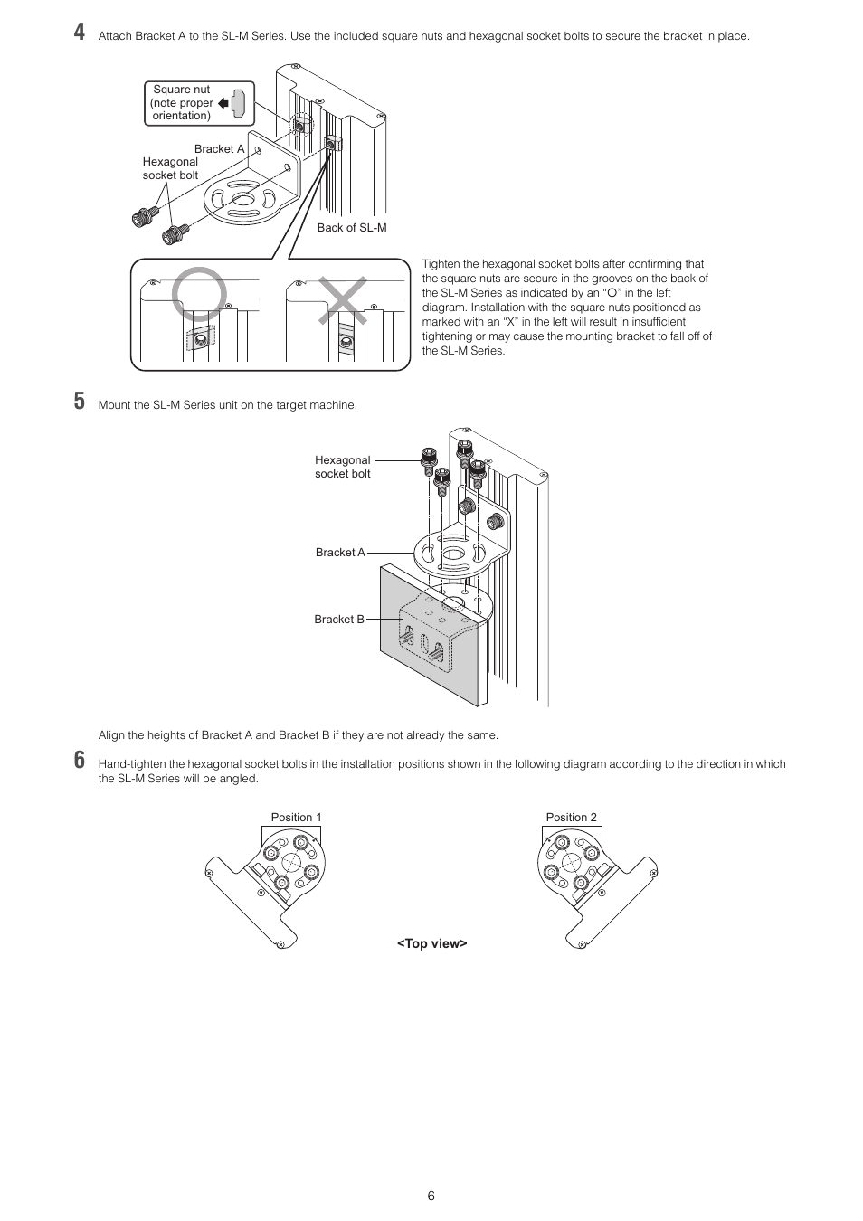 KEYENCE SL-M Series User Manual | Page 6 / 8