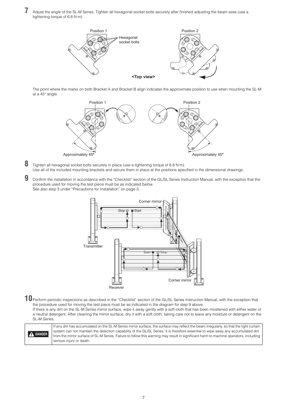 KEYENCE SL-M Series User Manual | Page 7 / 8