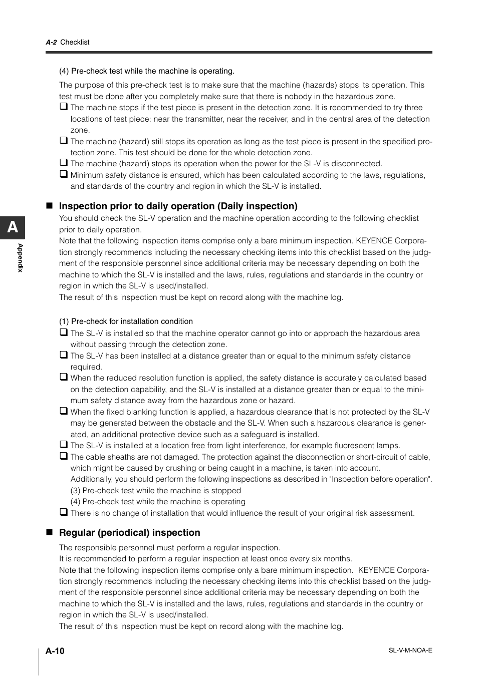 KEYENCE SL-V Series User Manual | Page 162 / 168