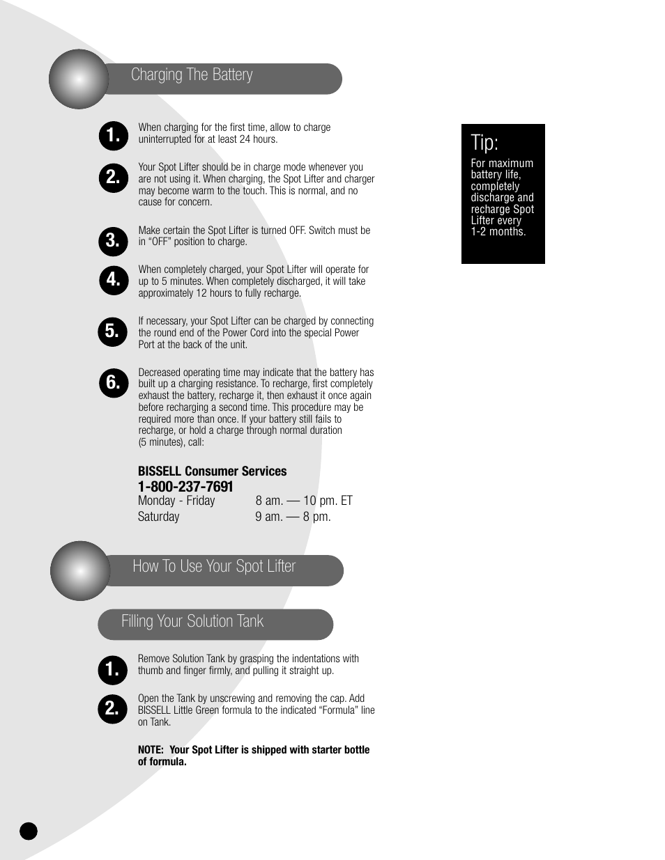 Bissell 1715 User Manual | Page 6 / 12