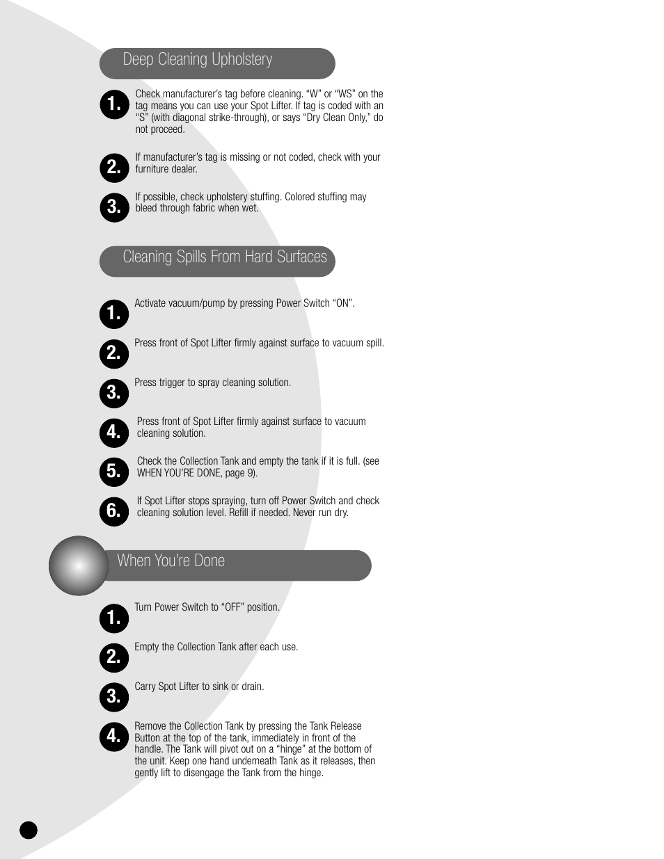 Bissell 1715 User Manual | Page 8 / 12