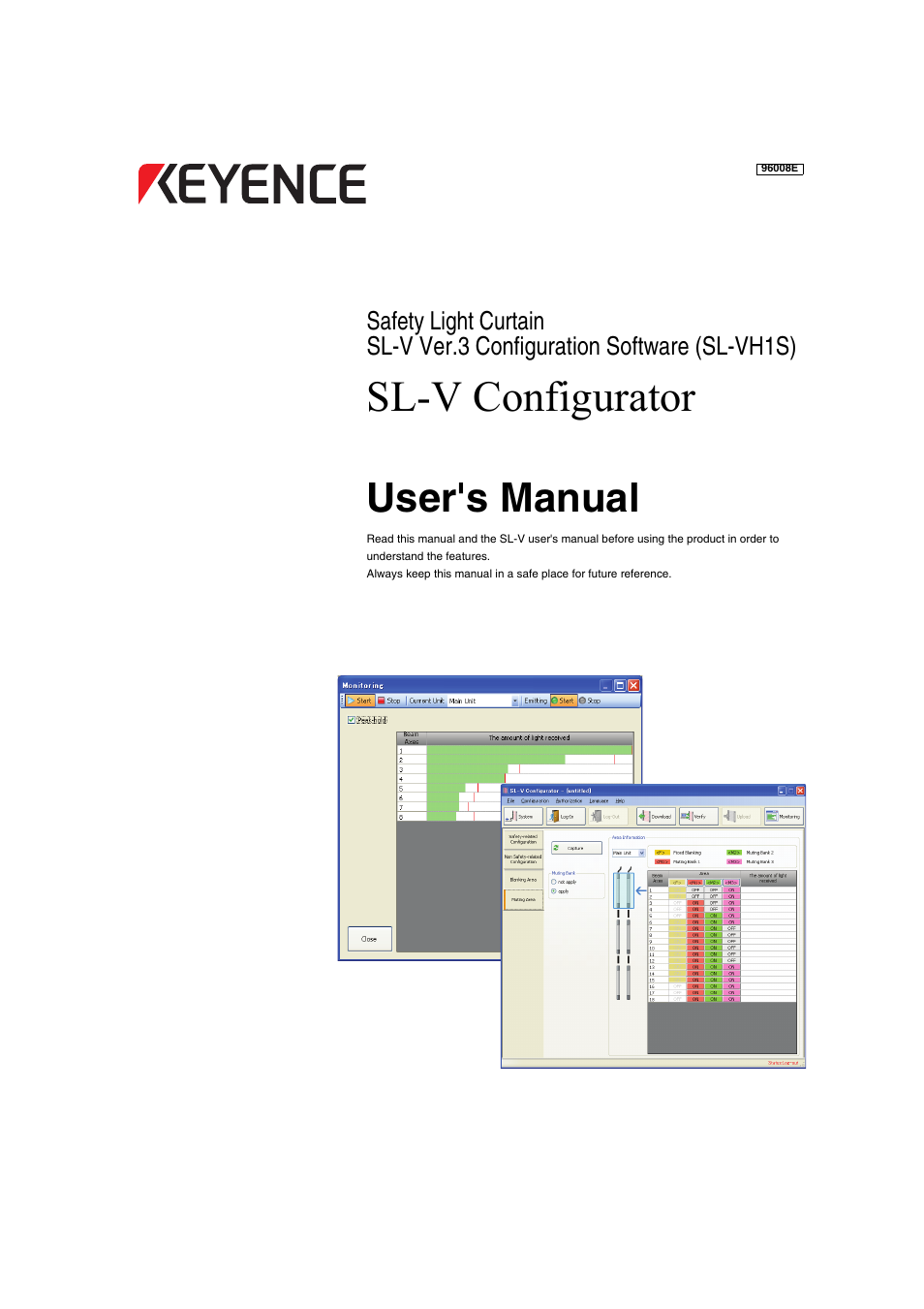 KEYENCE SL-VH1S User Manual | 60 pages