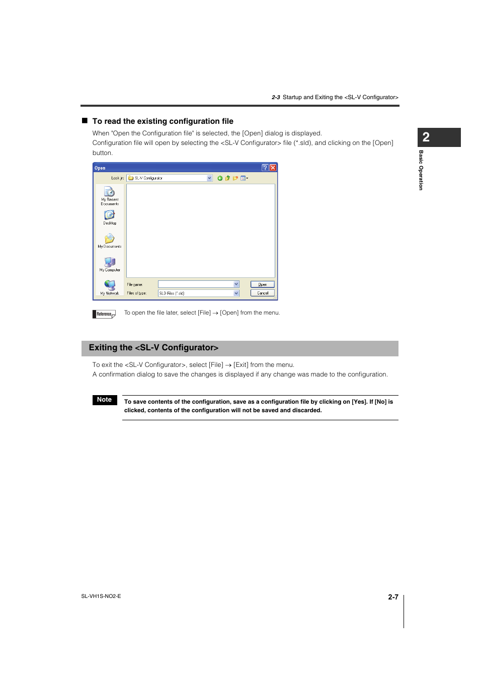 Exiting the <sl-v configurator, Exiting the <sl-v configurator> -7 | KEYENCE SL-VH1S User Manual | Page 23 / 60