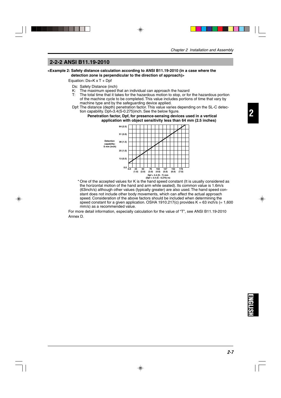 2-2 ansi b11.19-2010, English | KEYENCE SL-C Series User Manual | Page 29 / 54