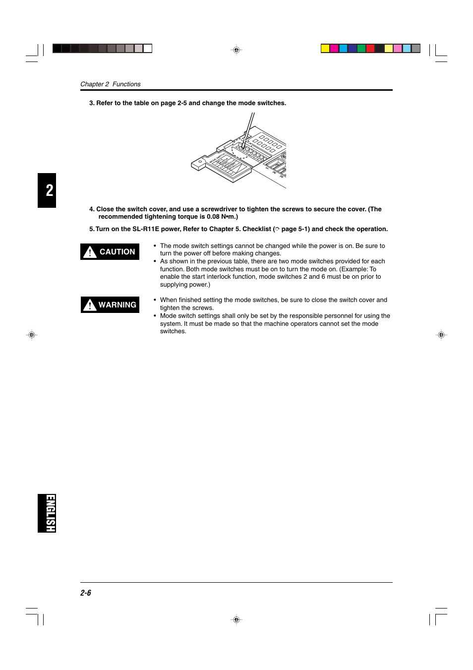 English | KEYENCE SL-R11E User Manual | Page 18 / 46