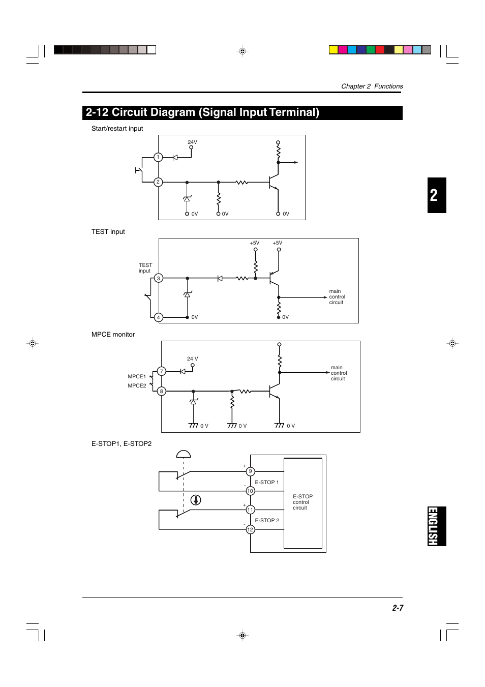 12 circuit diagram (signal input terminal) | KEYENCE SL-R11E User Manual | Page 19 / 46