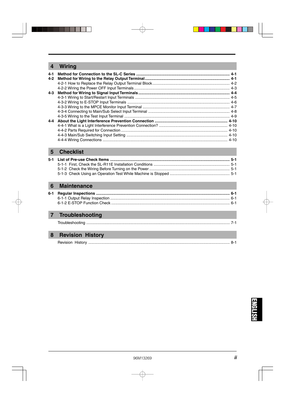 English | KEYENCE SL-R11E User Manual | Page 3 / 46