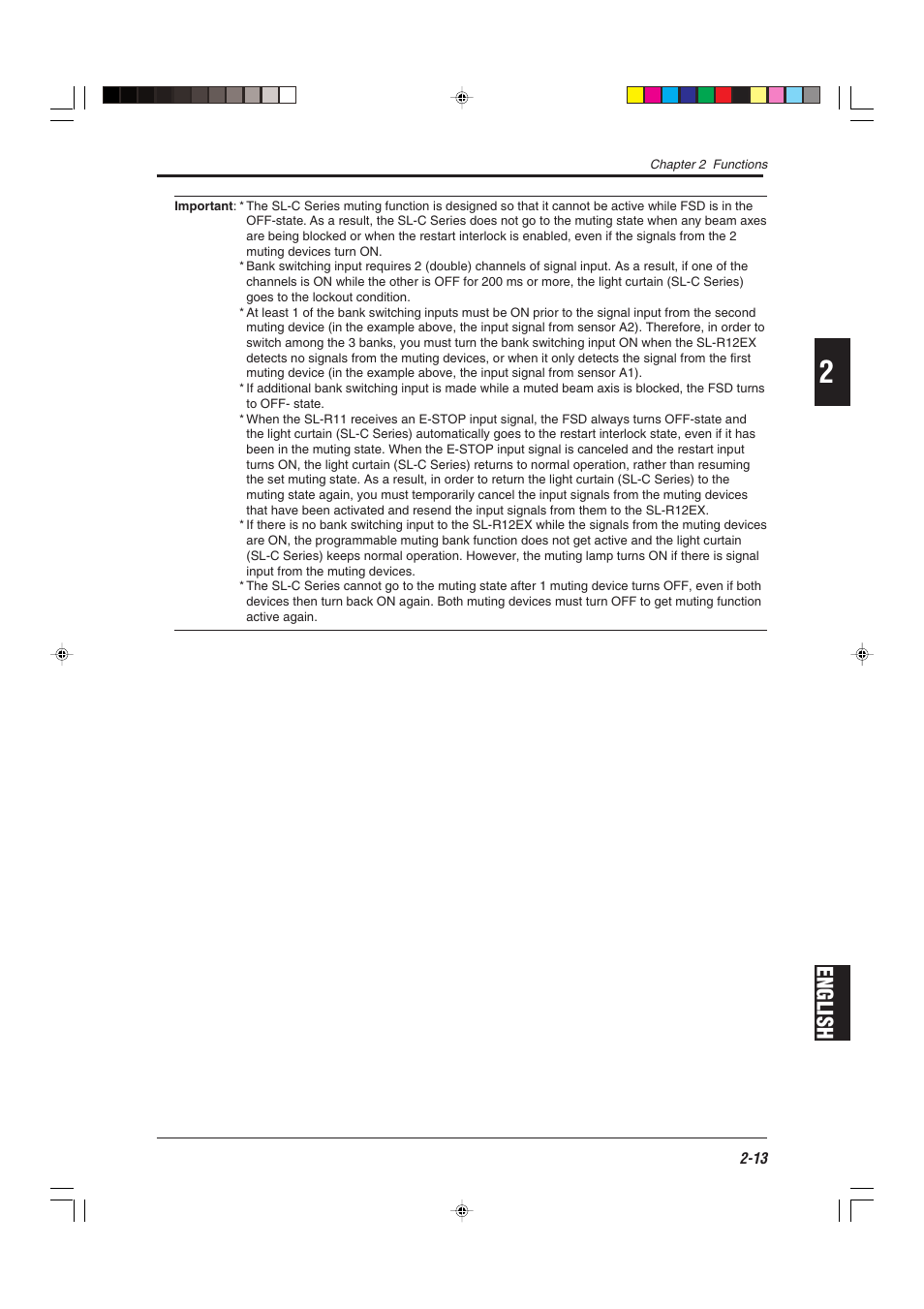 English | KEYENCE SL-R12EX User Manual | Page 29 / 76