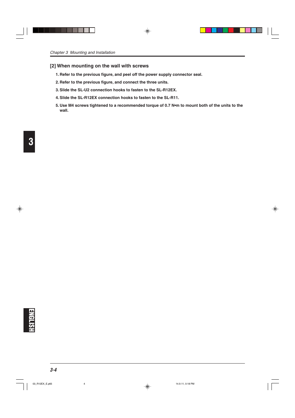 English | KEYENCE SL-R12EX User Manual | Page 38 / 76