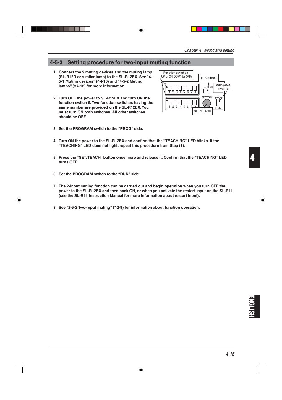 English | KEYENCE SL-R12EX User Manual | Page 53 / 76