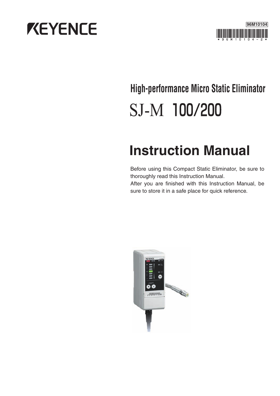 KEYENCE SJ-M200 User Manual | 16 pages