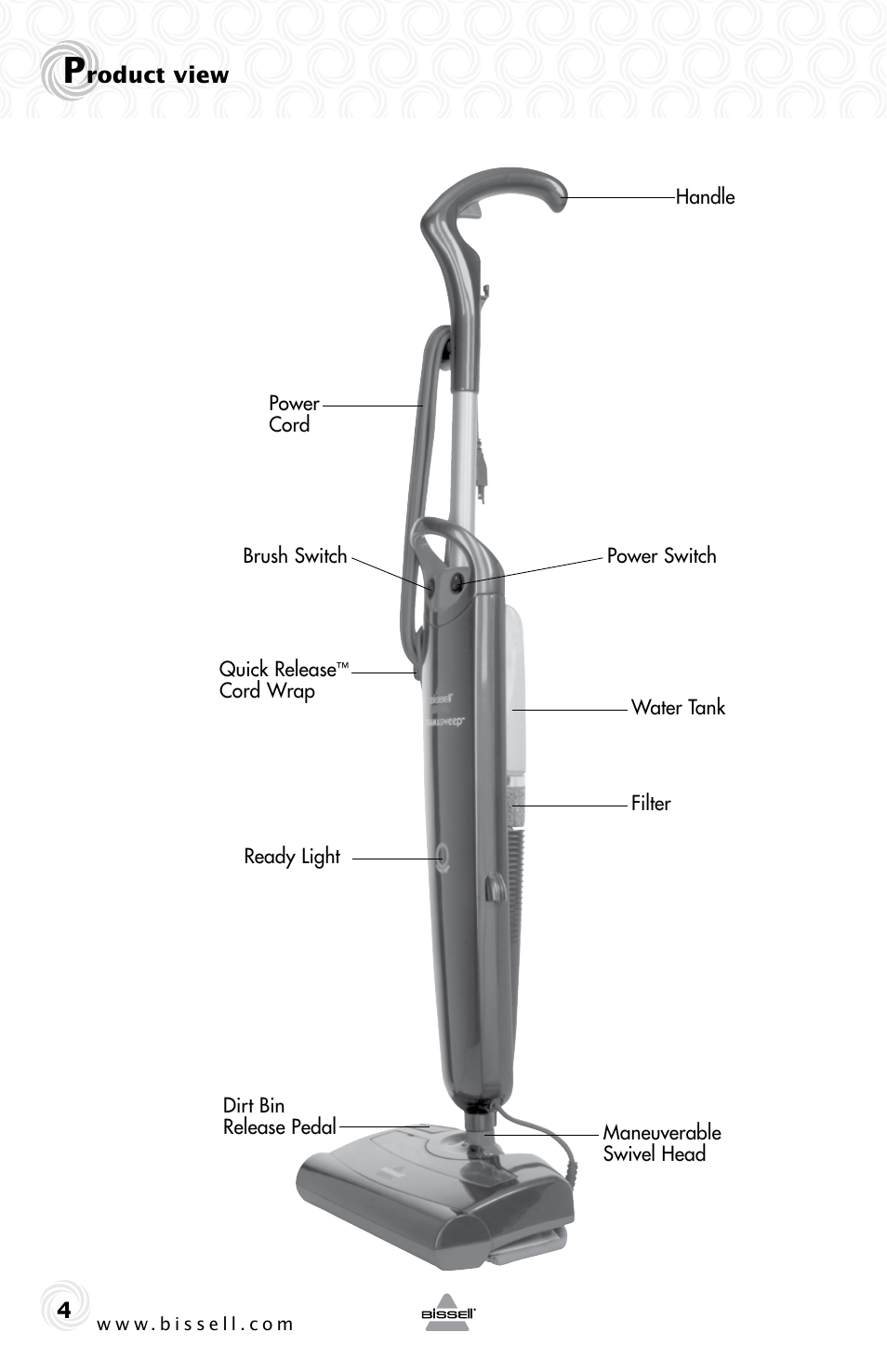 Bissell 57F4 User Manual | Page 4 / 12