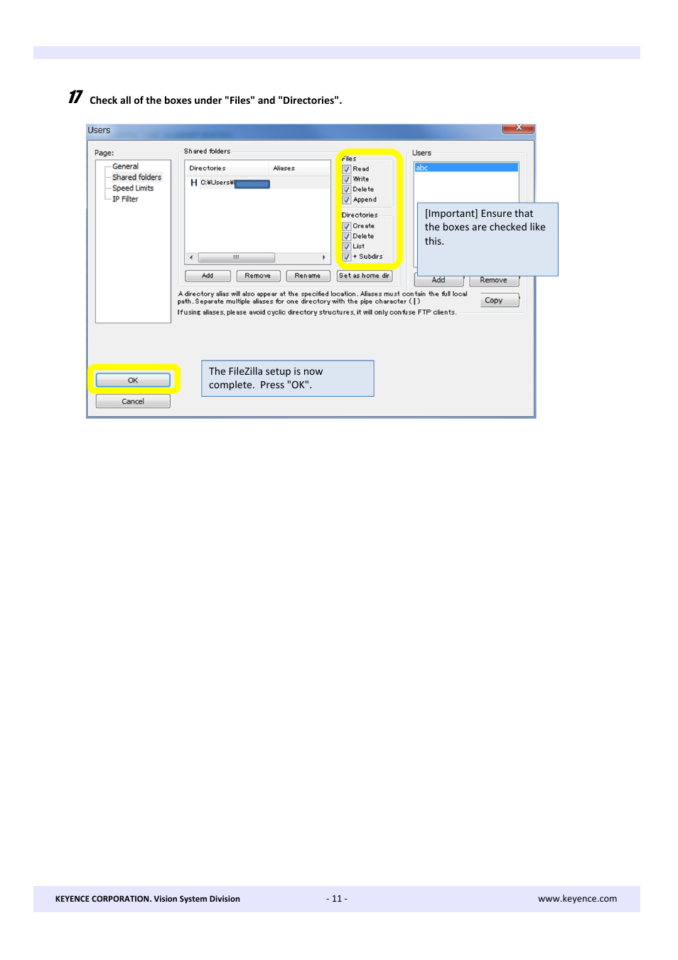 KEYENCE XG Series User Manual | Page 11 / 22