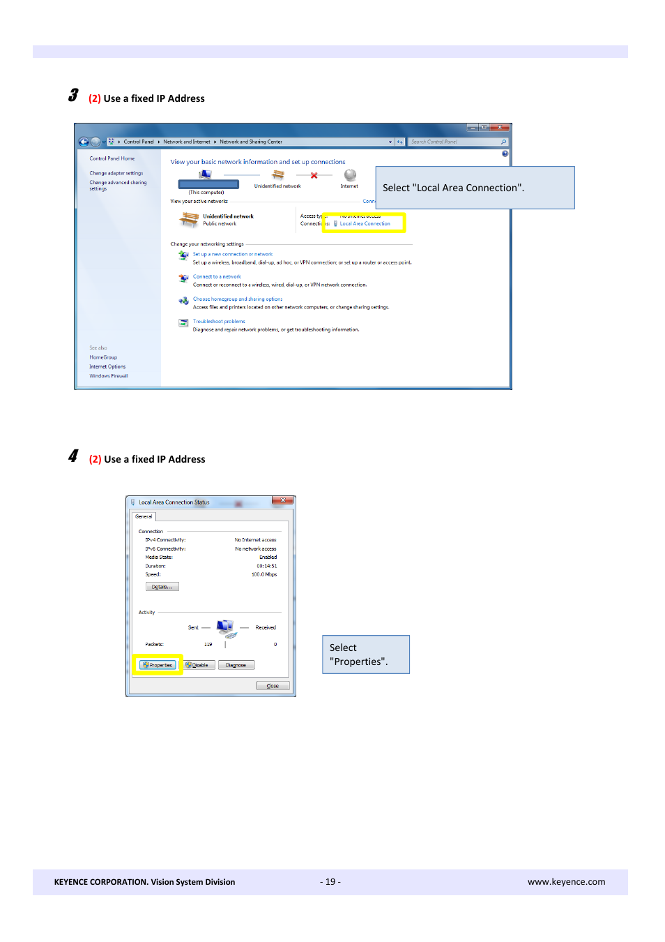 KEYENCE XG Series User Manual | Page 19 / 22