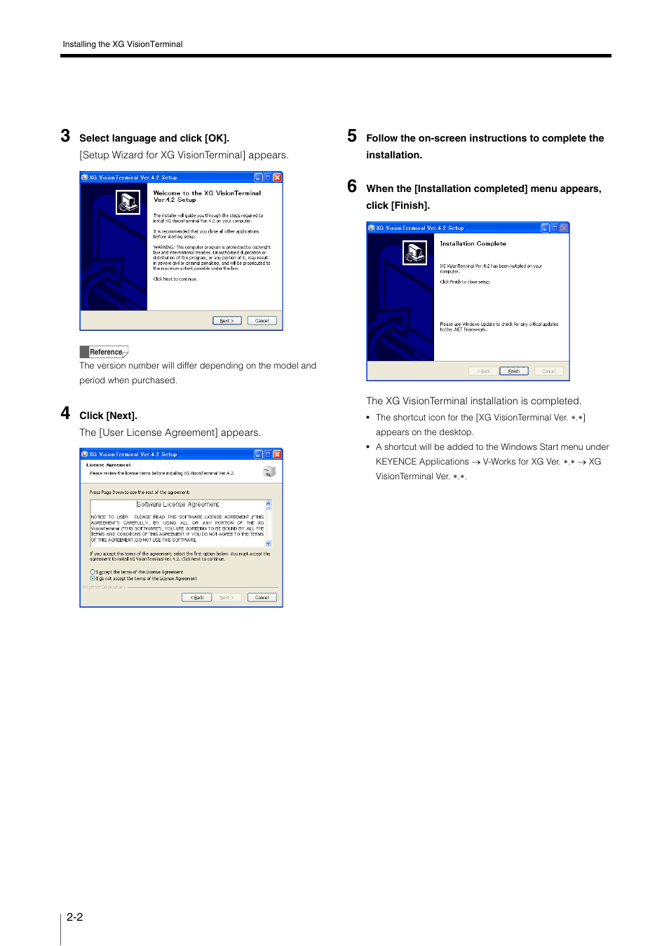 KEYENCE XG VisionTerminal User Manual | Page 14 / 58